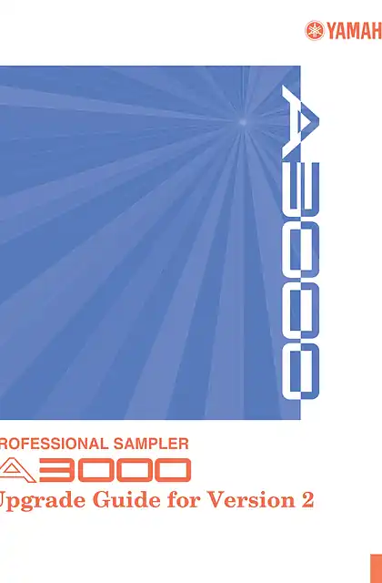 yamaha雅马哈A3000 Upgrade Guide for V2